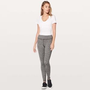 LULULEMON Wunder  Under Hi-Rise Tight 
Heathered Black